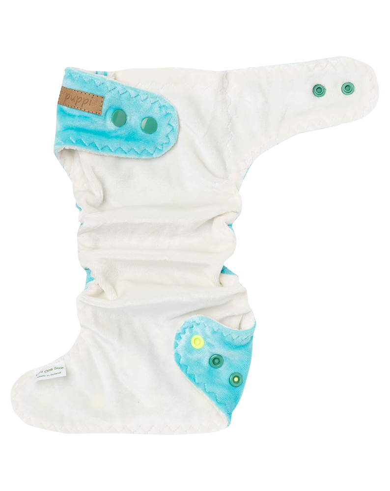 Puppi Mini Onesize *Super Slim* Fitted Nappy: Snaps