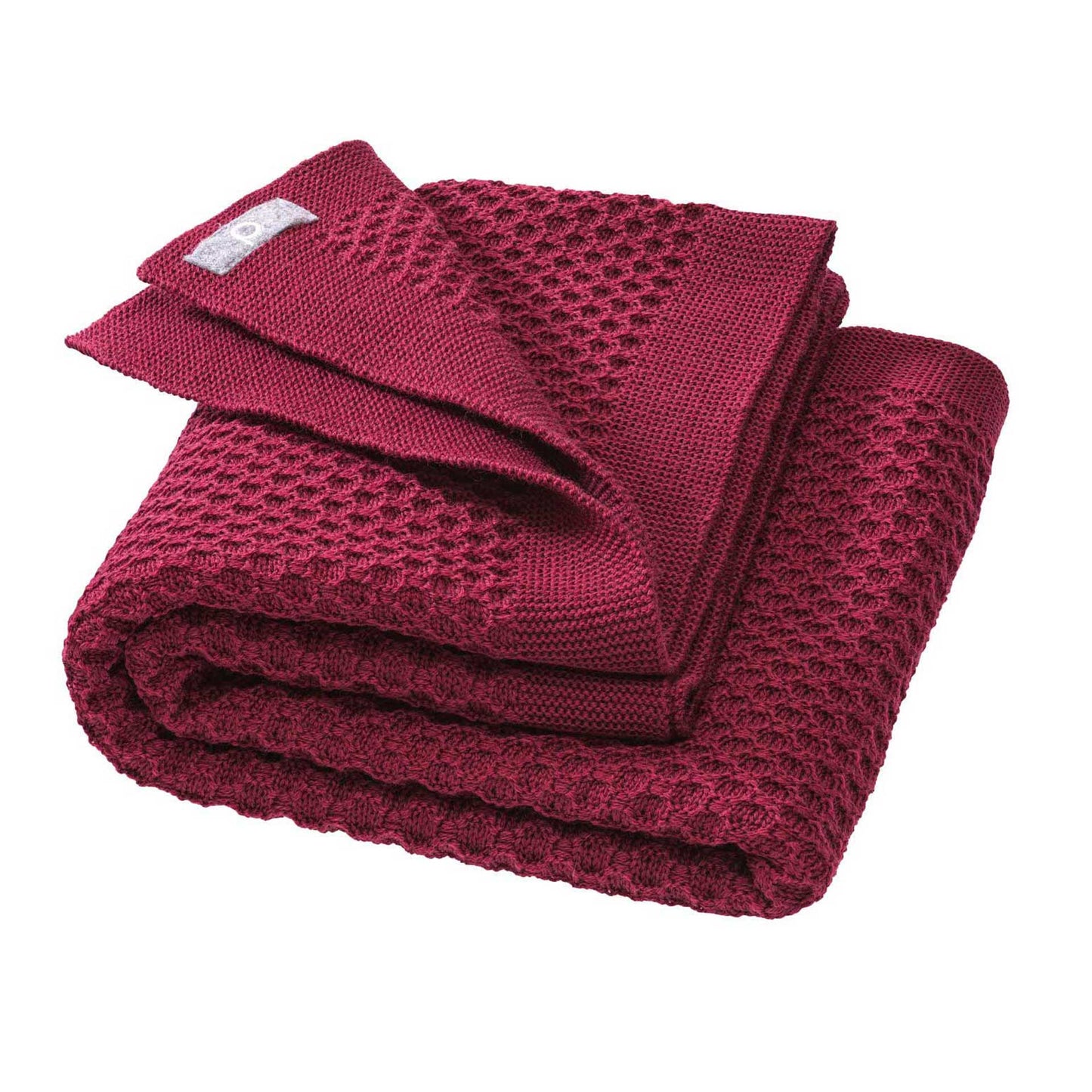 Disana Organic Merino Knitted Baby Blanket - Honeycomb