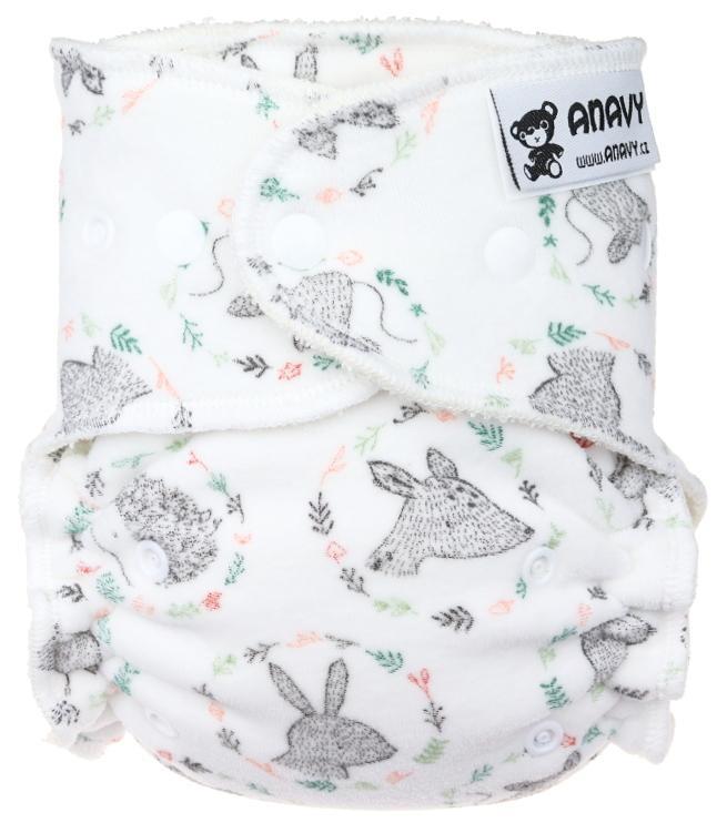 CLEARANCE Anavy Onesize Fitted Nappy - Snaps