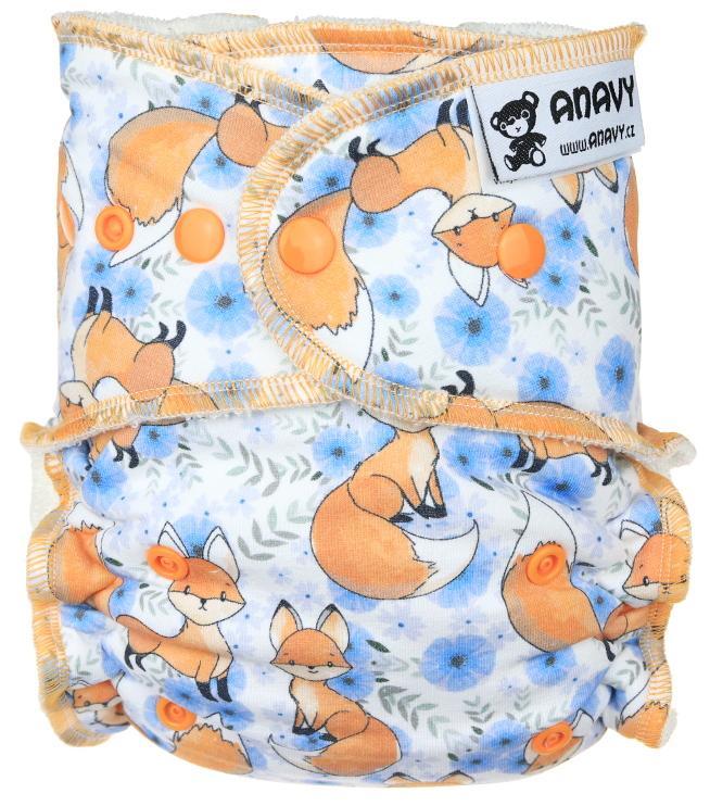 CLEARANCE Anavy Onesize Fitted Nappy - Snaps