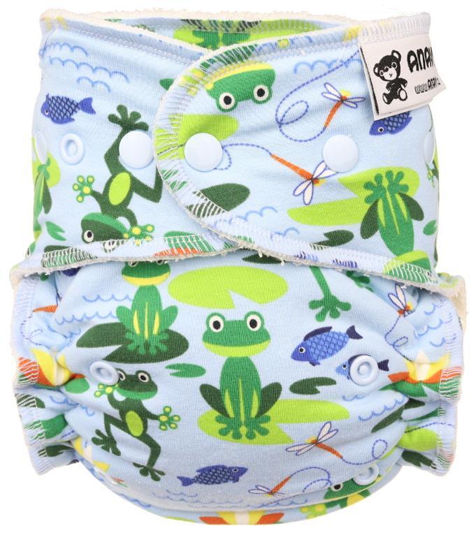 CLEARANCE Anavy Onesize Fitted Nappy - Snaps