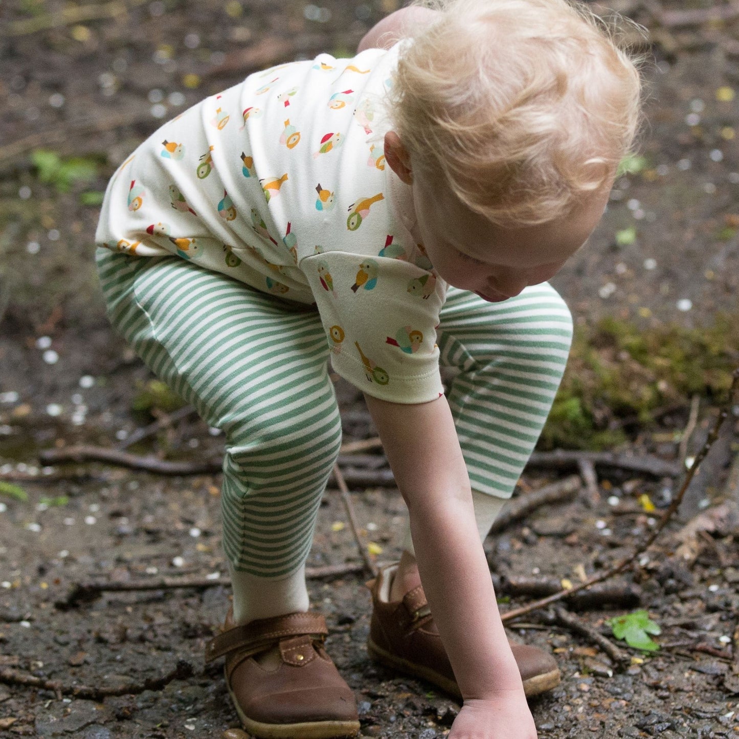 LGR Little Birds Organic T-Shirt & Jogger Playset