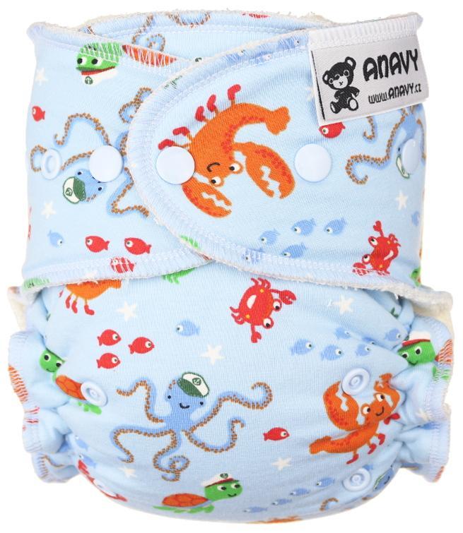 CLEARANCE Anavy Onesize Fitted Nappy - Snaps