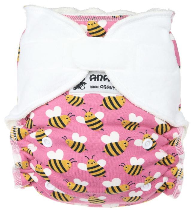 CLEARANCE Anavy Onesize Fitted Nappy - Hook & Loop