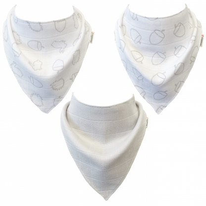 MuslinZ Cotton Dribble Bibs