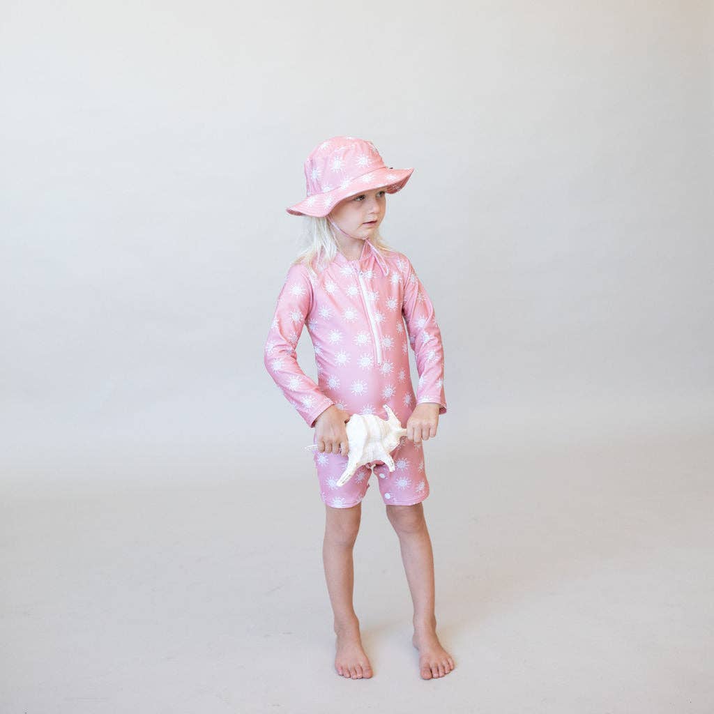 Bare & Boho Swim Onesie - Sunshine Pink