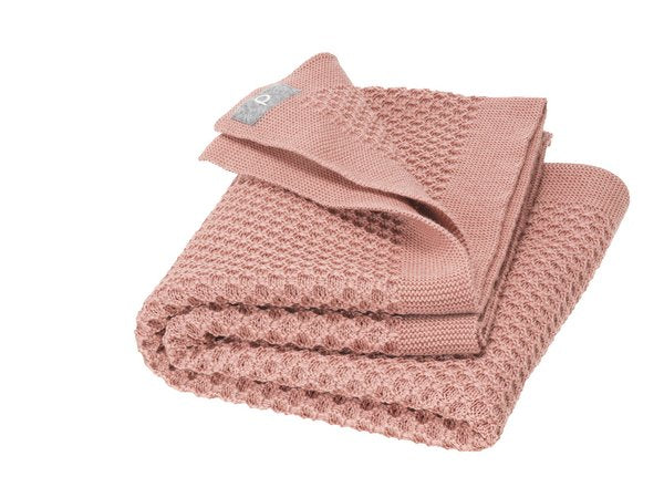 Disana Organic Merino Knitted Baby Blanket - Honeycomb