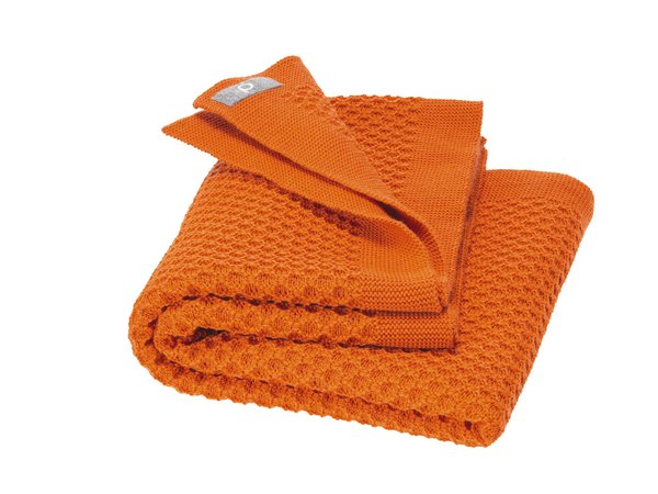 Disana Organic Merino Knitted Baby Blanket - Honeycomb