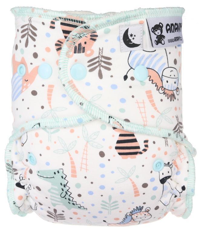 CLEARANCE Anavy Onesize Fitted Nappy - Snaps