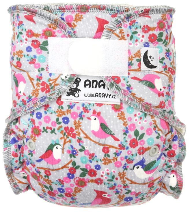 CLEARANCE Anavy Toddler Fitted Nappy - Hook & Loop