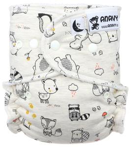 CLEARANCE Anavy Onesize Fitted Nappy - Snaps