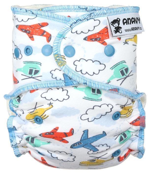 CLEARANCE Anavy Onesize Fitted Nappy - Snaps