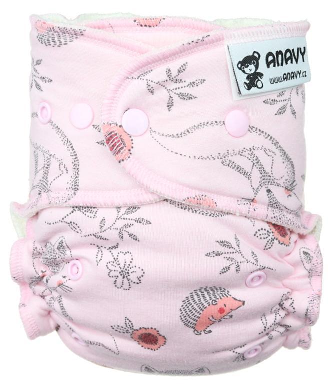 CLEARANCE Anavy Onesize Fitted Nappy - Snaps