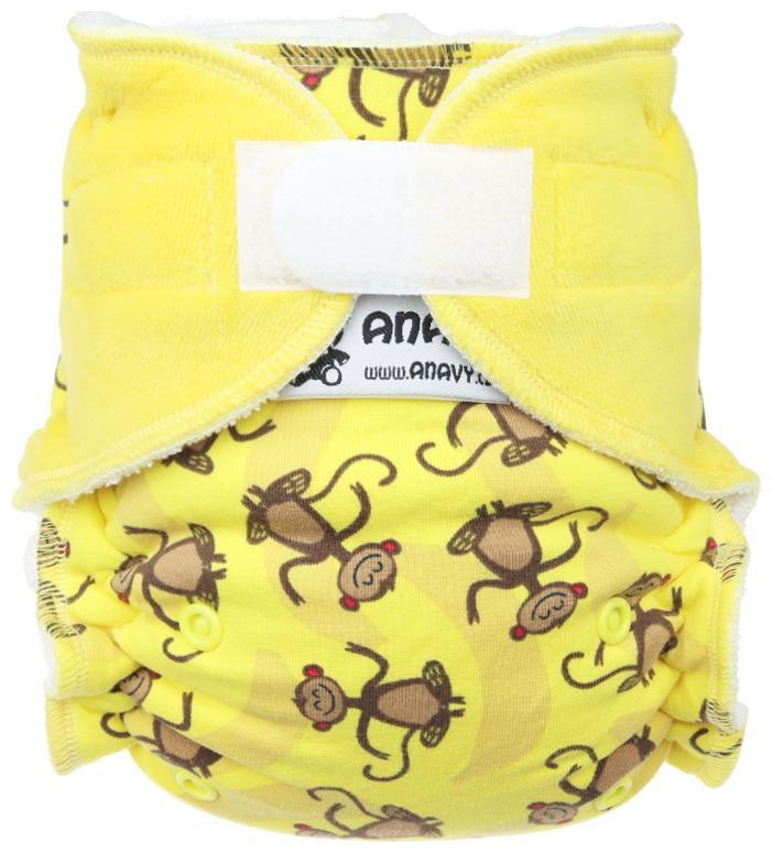 CLEARANCE Anavy Onesize Fitted Nappy - Hook & Loop