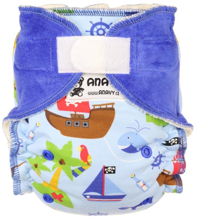 CLEARANCE Anavy Onesize Fitted Nappy - Hook & Loop