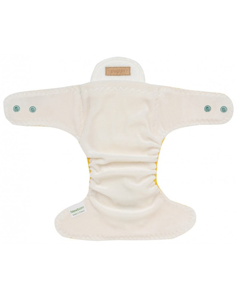 Puppi Newborn *Super Slim* Fitted Nappy: Snaps