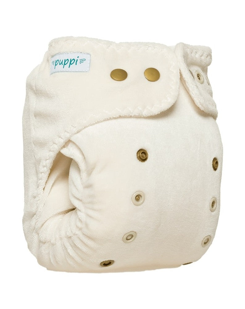 Puppi Onesize *Super Slim* Fitted Nappy: Snaps