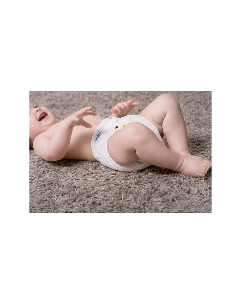 Puppi Onesize *Super Slim* Fitted Nappy: Snaps